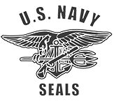 black US Navy Seals insignia